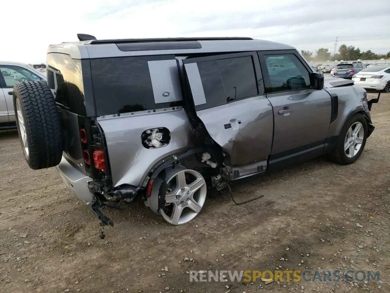 3 fotografías del automóvil dañado SALEP7EU8L2017183 LAND ROVER DEFENDER 2020