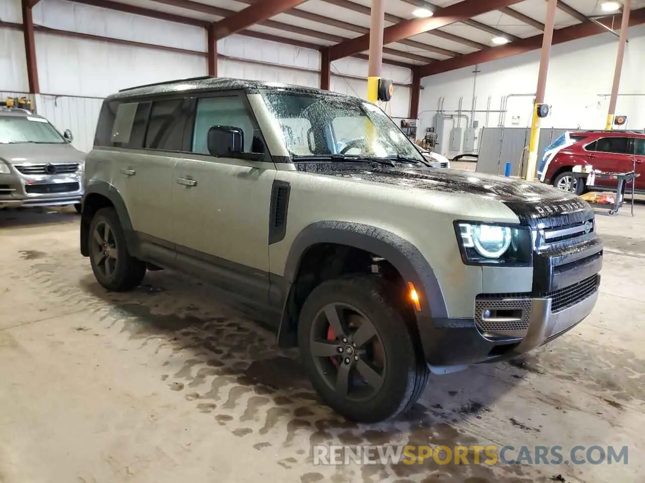 4 fotografías del automóvil dañado SALEX7EU4L2022865 LAND ROVER DEFENDER 2020