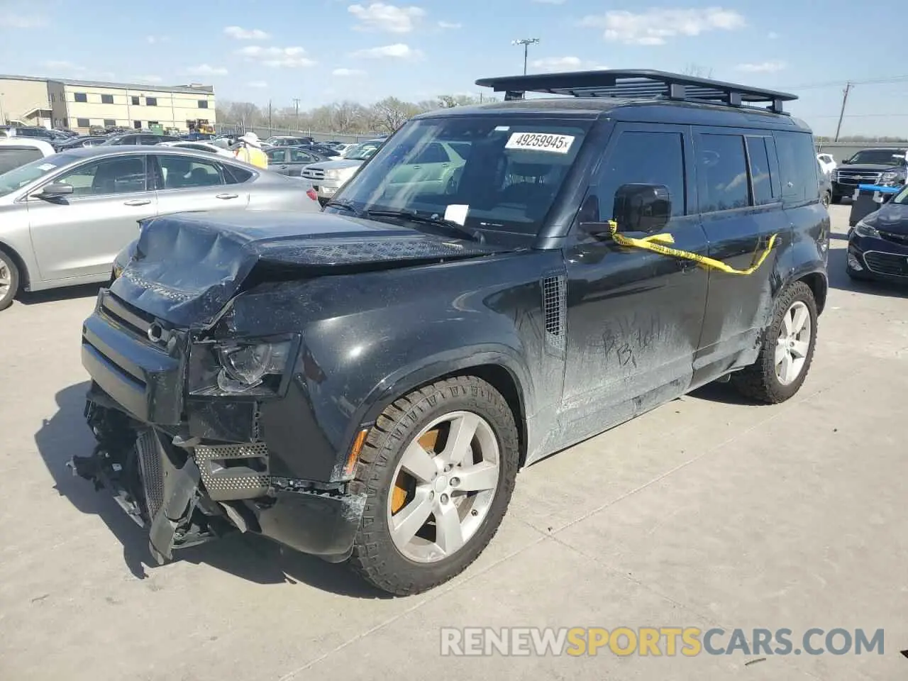 1 fotografías del automóvil dañado SALE37RU6M2050495 LAND ROVER DEFENDER 2021