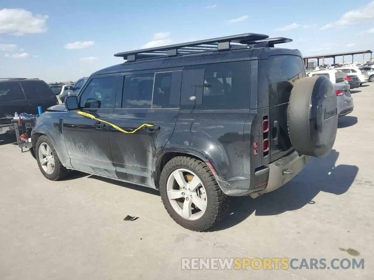 2 fotografías del automóvil dañado SALE37RU6M2050495 LAND ROVER DEFENDER 2021
