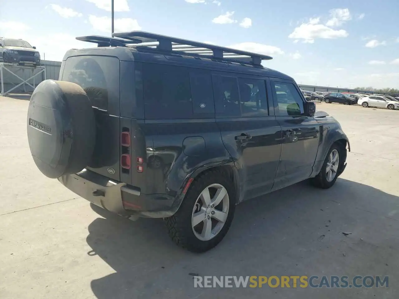 3 fotografías del automóvil dañado SALE37RU6M2050495 LAND ROVER DEFENDER 2021