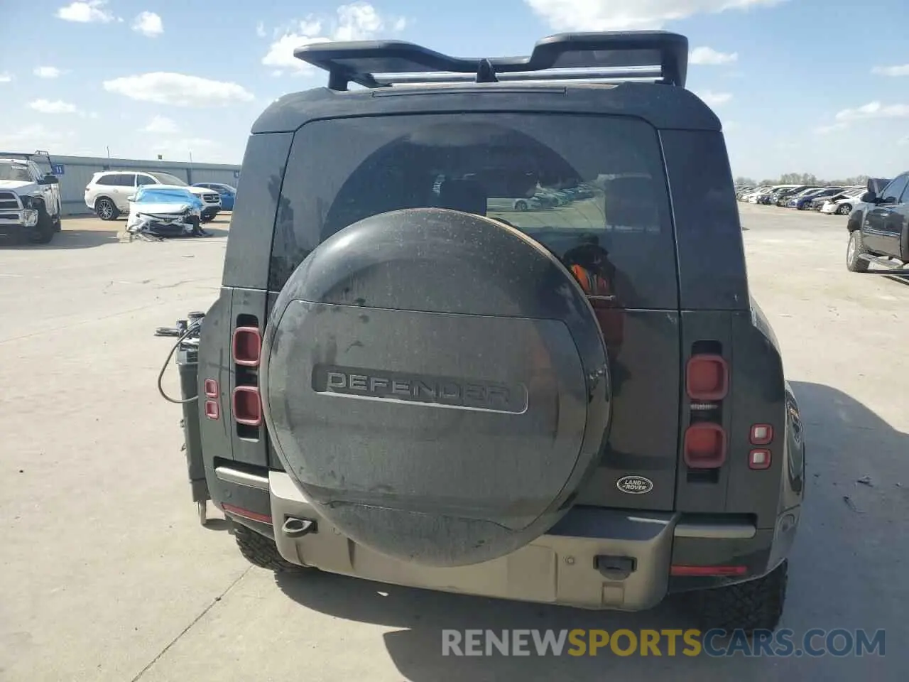 6 fotografías del automóvil dañado SALE37RU6M2050495 LAND ROVER DEFENDER 2021
