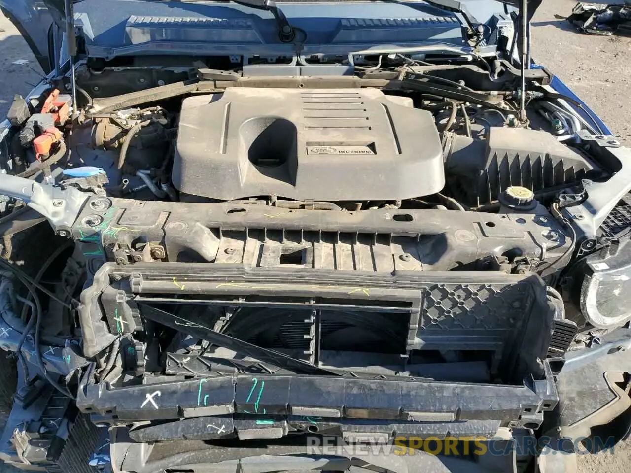 12 fotografías del automóvil dañado SALE37RU8M2041944 LAND ROVER DEFENDER 2021