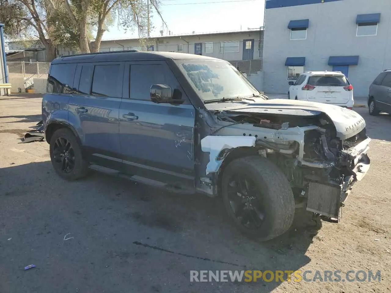 4 fotografías del automóvil dañado SALE37RU8M2041944 LAND ROVER DEFENDER 2021
