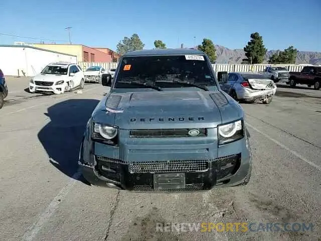 12 fotografías del automóvil dañado SALEJ7RX6M2035267 LAND ROVER DEFENDER 2021