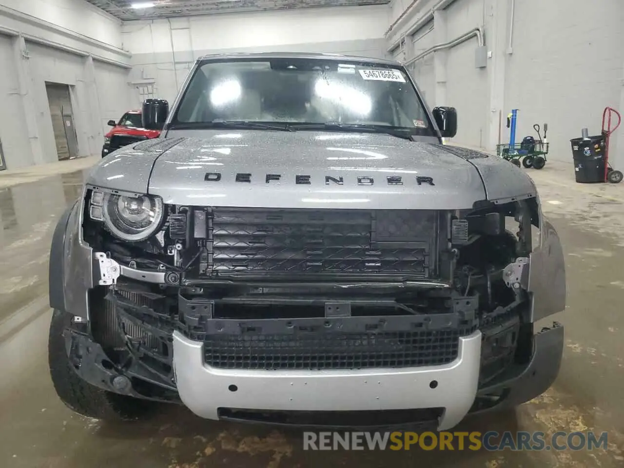 5 fotografías del automóvil dañado SALEJ7RX7M2062011 LAND ROVER DEFENDER 2021