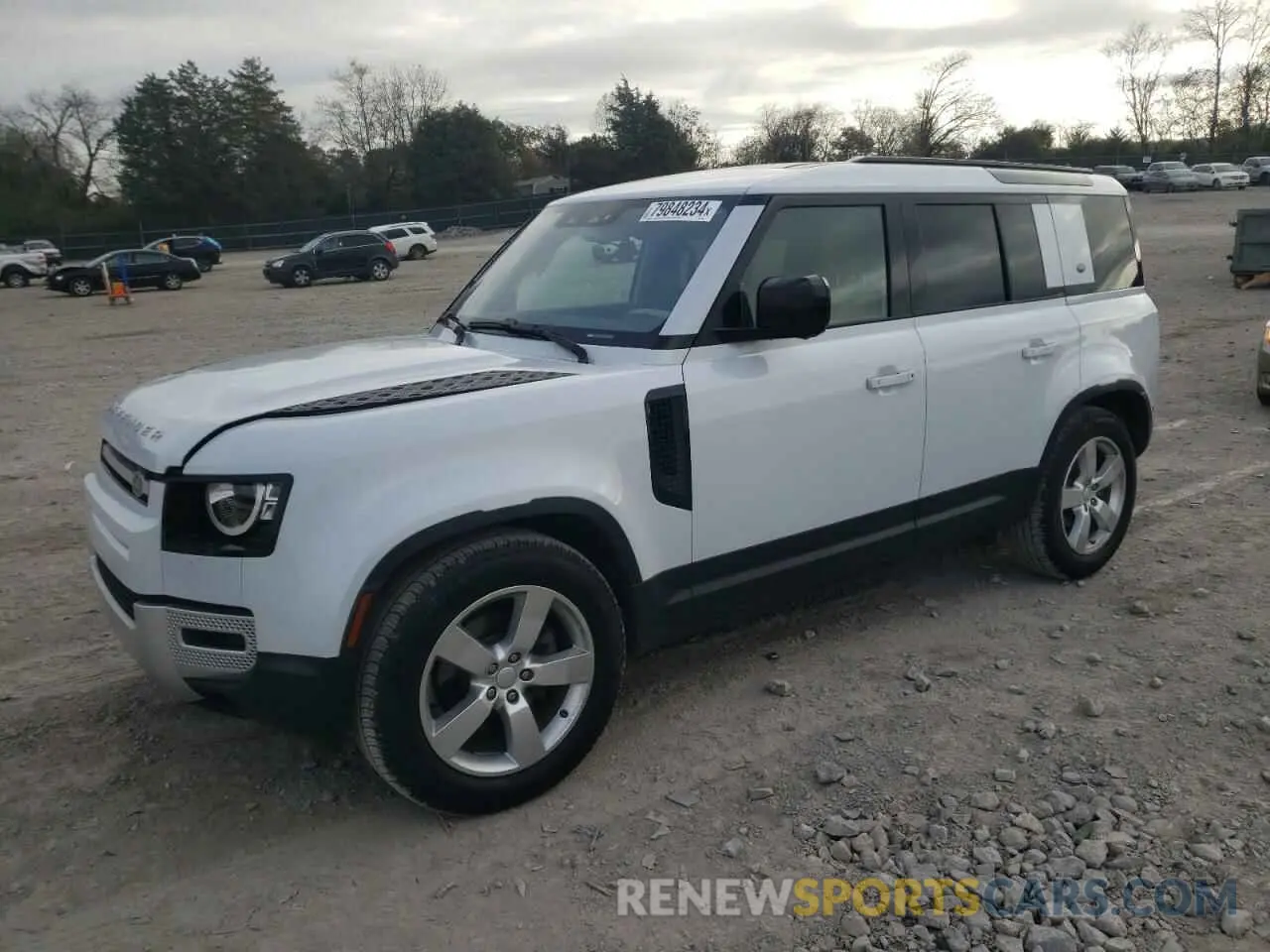1 fotografías del automóvil dañado SALEJERX7M2044693 LAND ROVER DEFENDER 2021