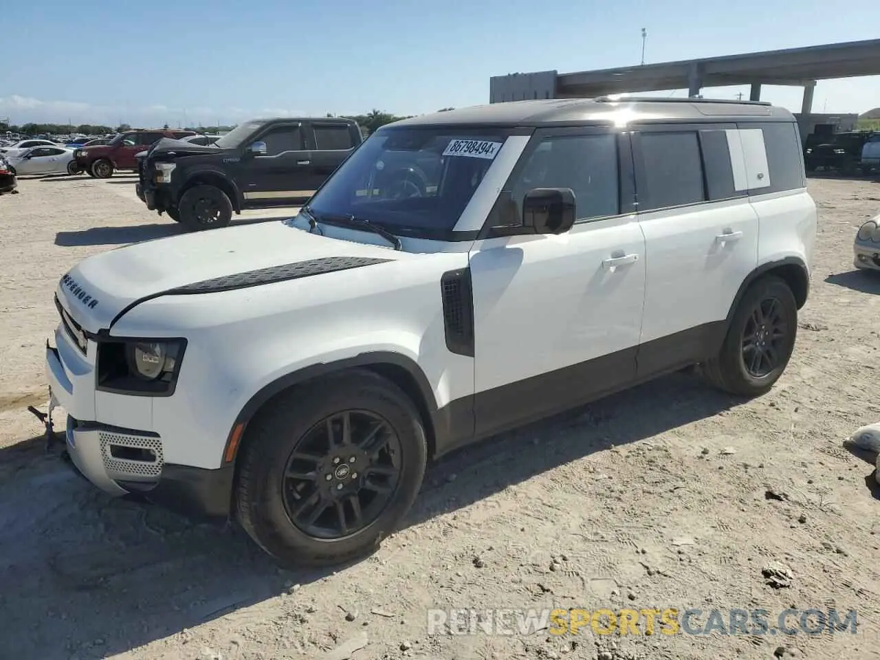 1 fotografías del automóvil dañado SALEK7RX4M2036785 LAND ROVER DEFENDER 2021