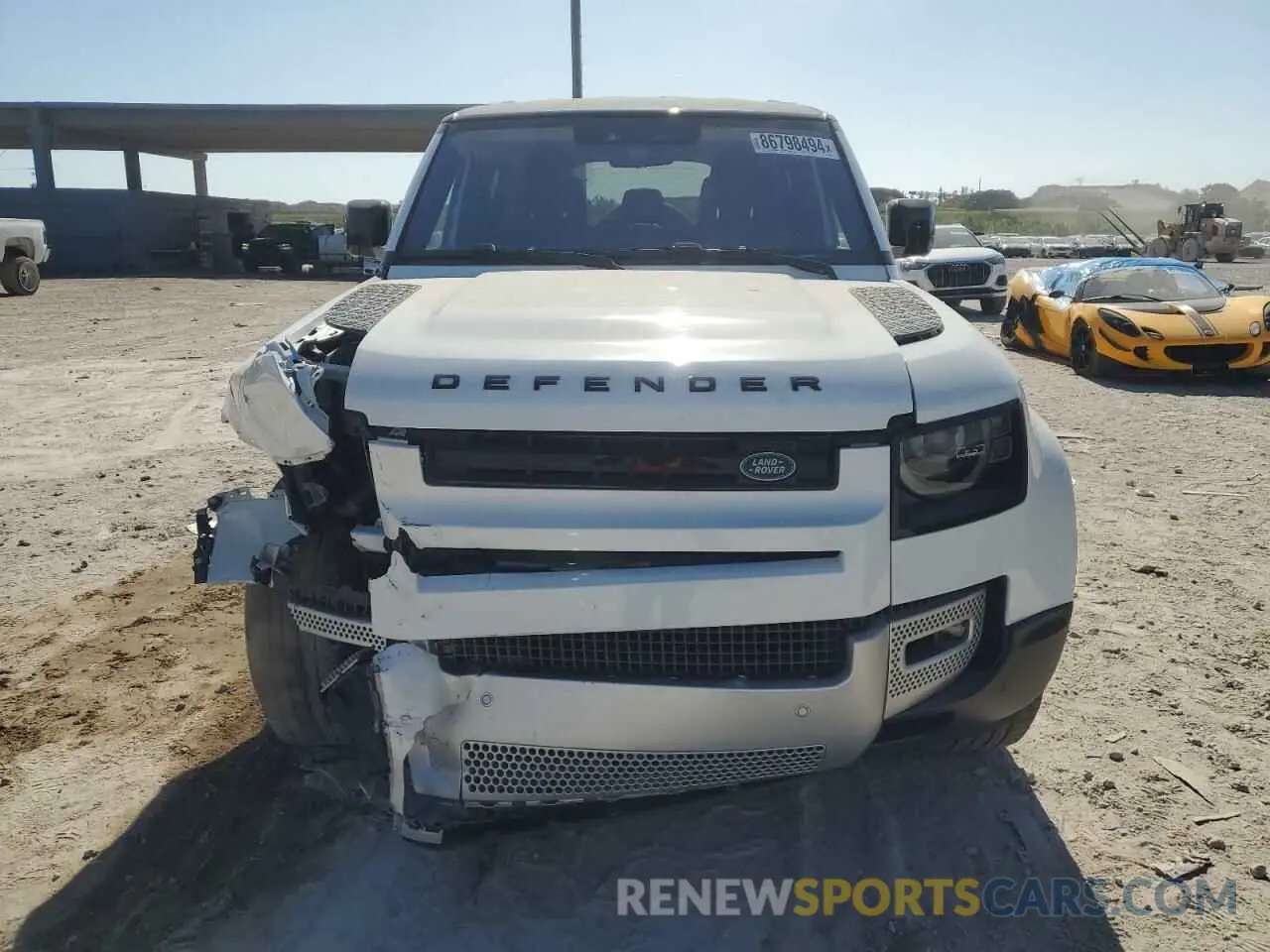 5 fotografías del automóvil dañado SALEK7RX4M2036785 LAND ROVER DEFENDER 2021