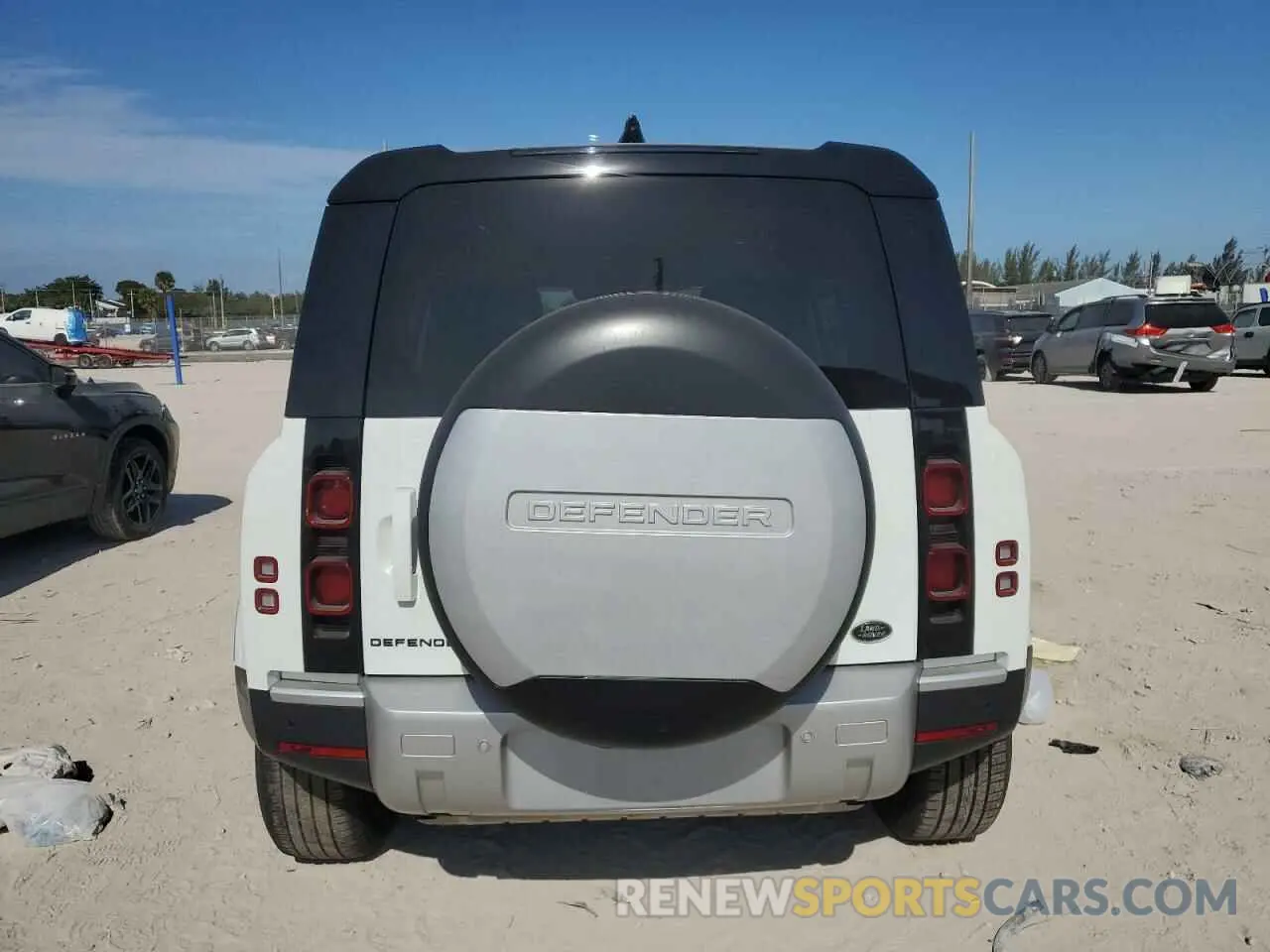 6 fotografías del automóvil dañado SALEK7RX4M2036785 LAND ROVER DEFENDER 2021