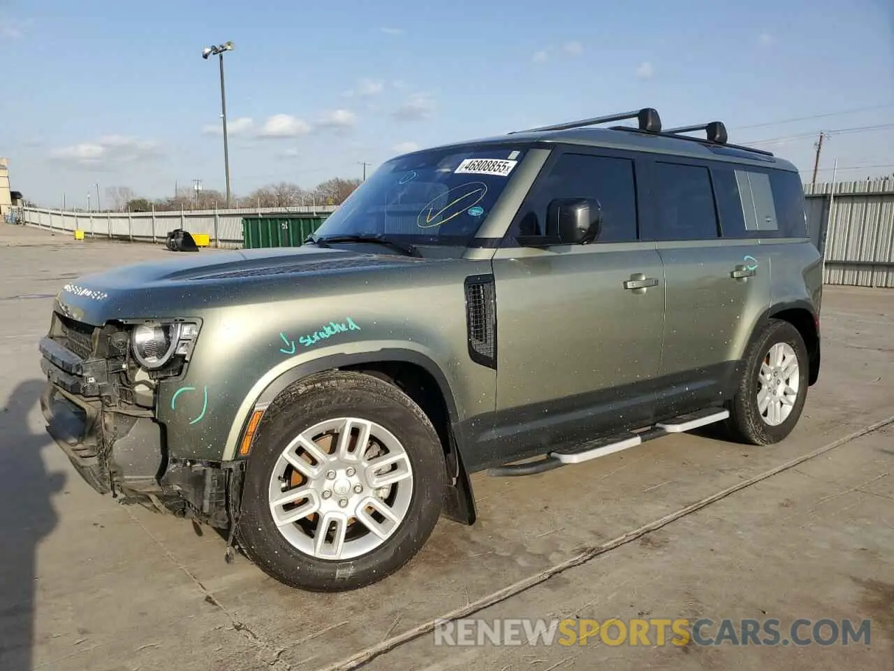 1 fotografías del automóvil dañado SALEK7RX6M2060683 LAND ROVER DEFENDER 2021