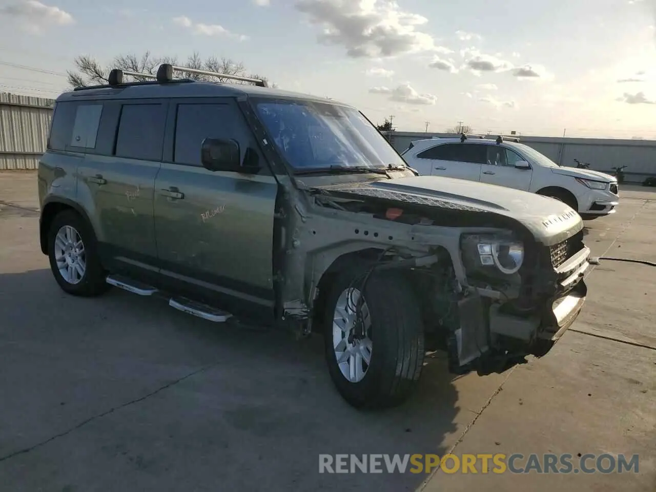 4 fotografías del automóvil dañado SALEK7RX6M2060683 LAND ROVER DEFENDER 2021