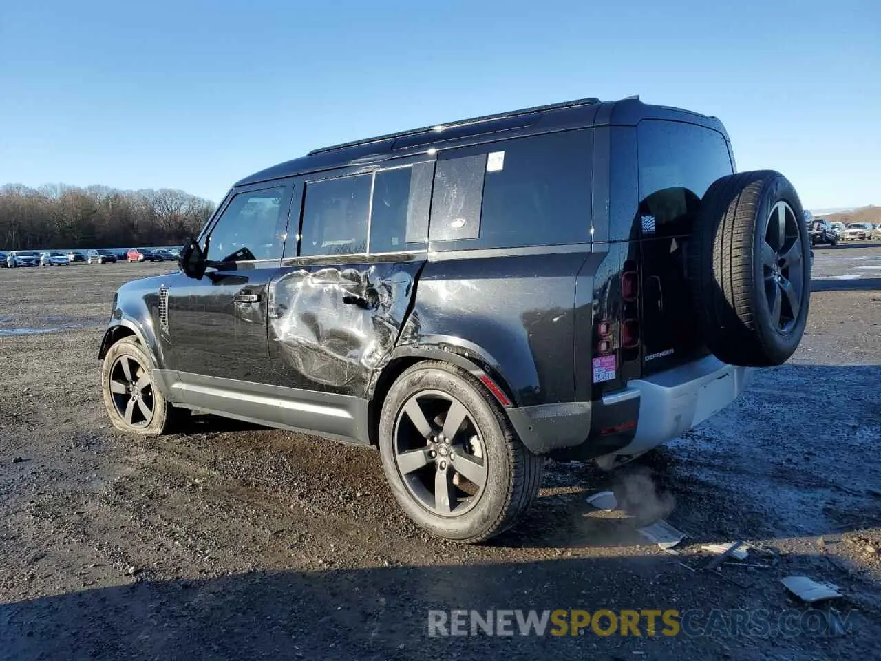 2 fotografías del automóvil dañado SALEK7RX8M2034859 LAND ROVER DEFENDER 2021