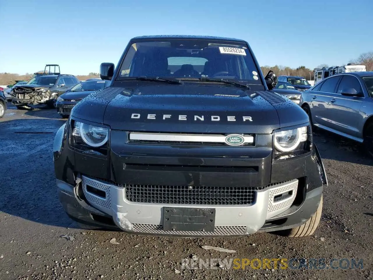 5 fotografías del automóvil dañado SALEK7RX8M2034859 LAND ROVER DEFENDER 2021