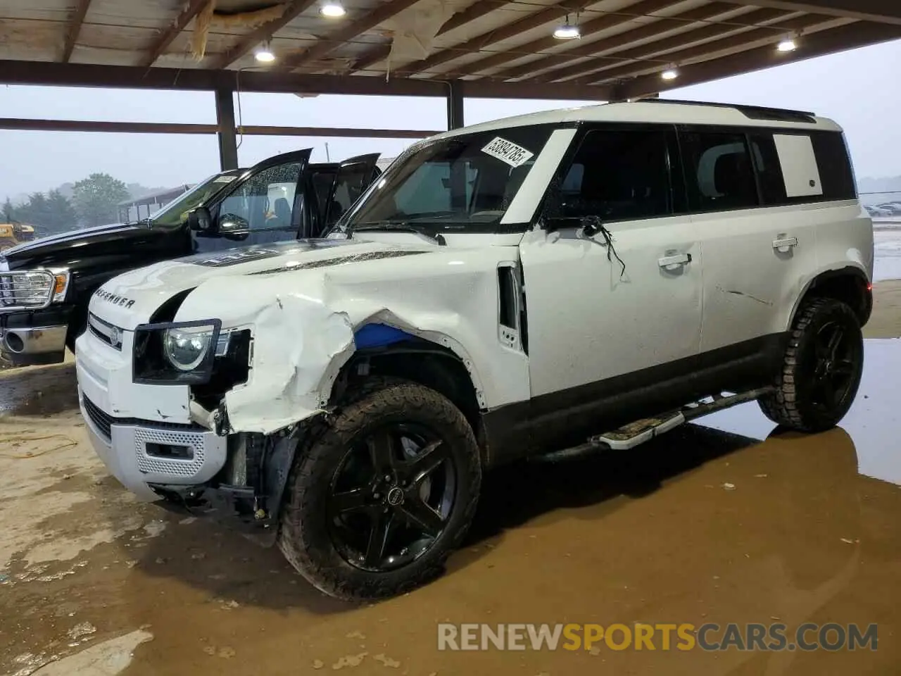 1 fotografías del automóvil dañado SALEP7RUXM2049841 LAND ROVER DEFENDER 2021