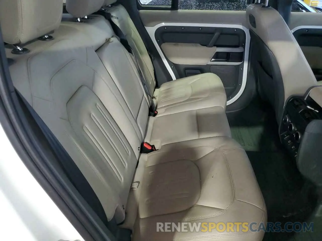 11 fotografías del automóvil dañado SALEP7RUXM2049841 LAND ROVER DEFENDER 2021