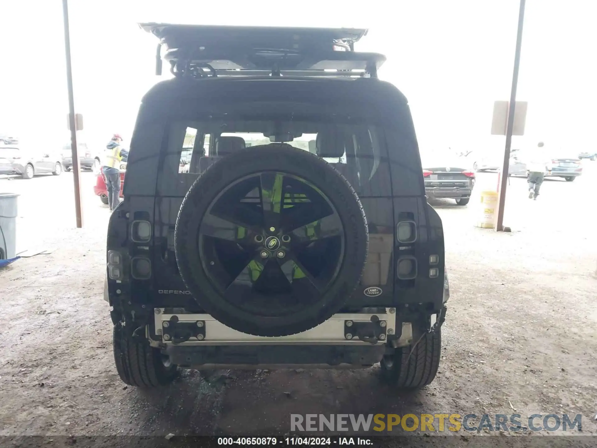 16 fotografías del automóvil dañado SALEX7RU4M2043646 LAND ROVER DEFENDER 2021