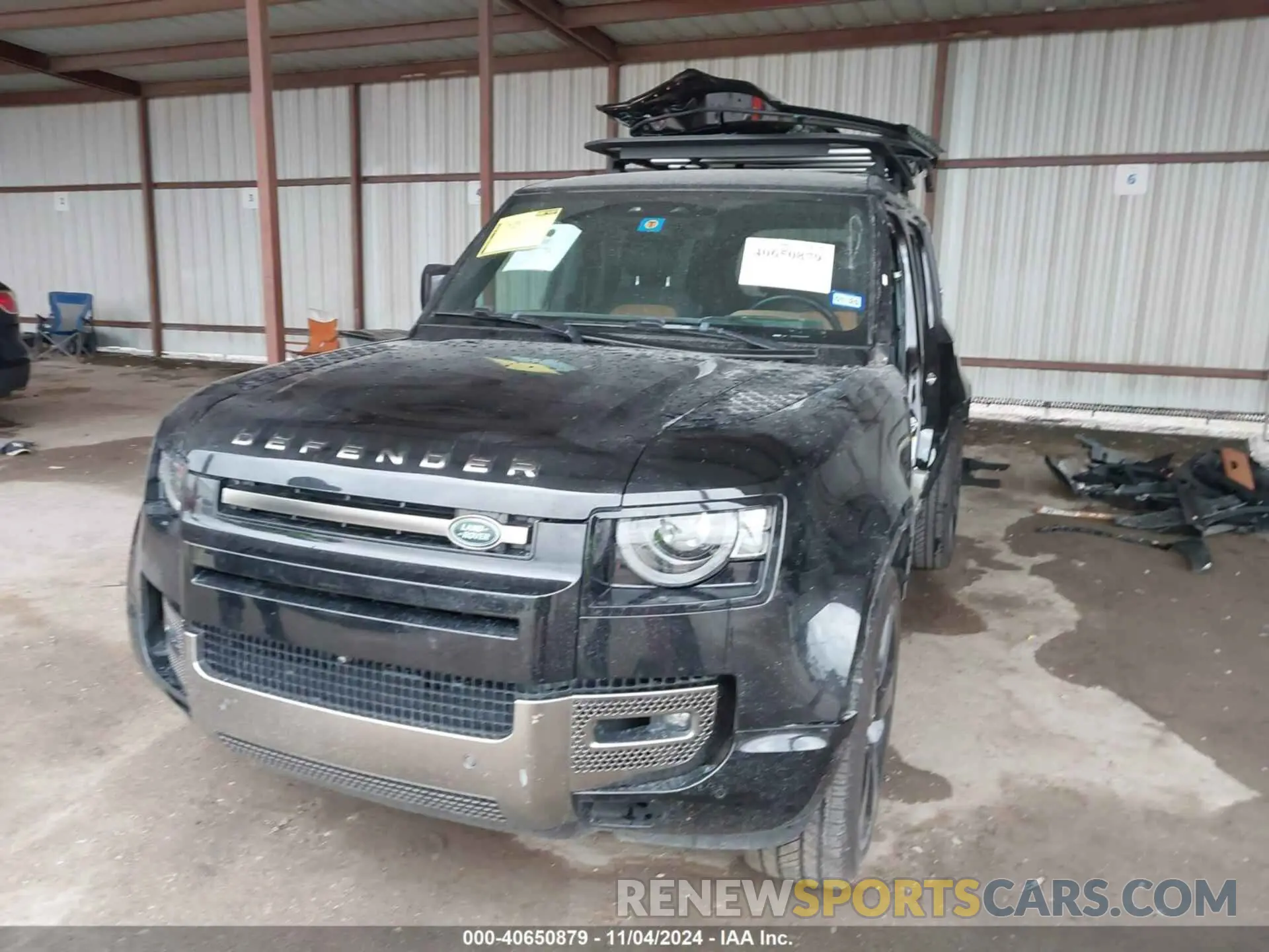 2 fotografías del automóvil dañado SALEX7RU4M2043646 LAND ROVER DEFENDER 2021
