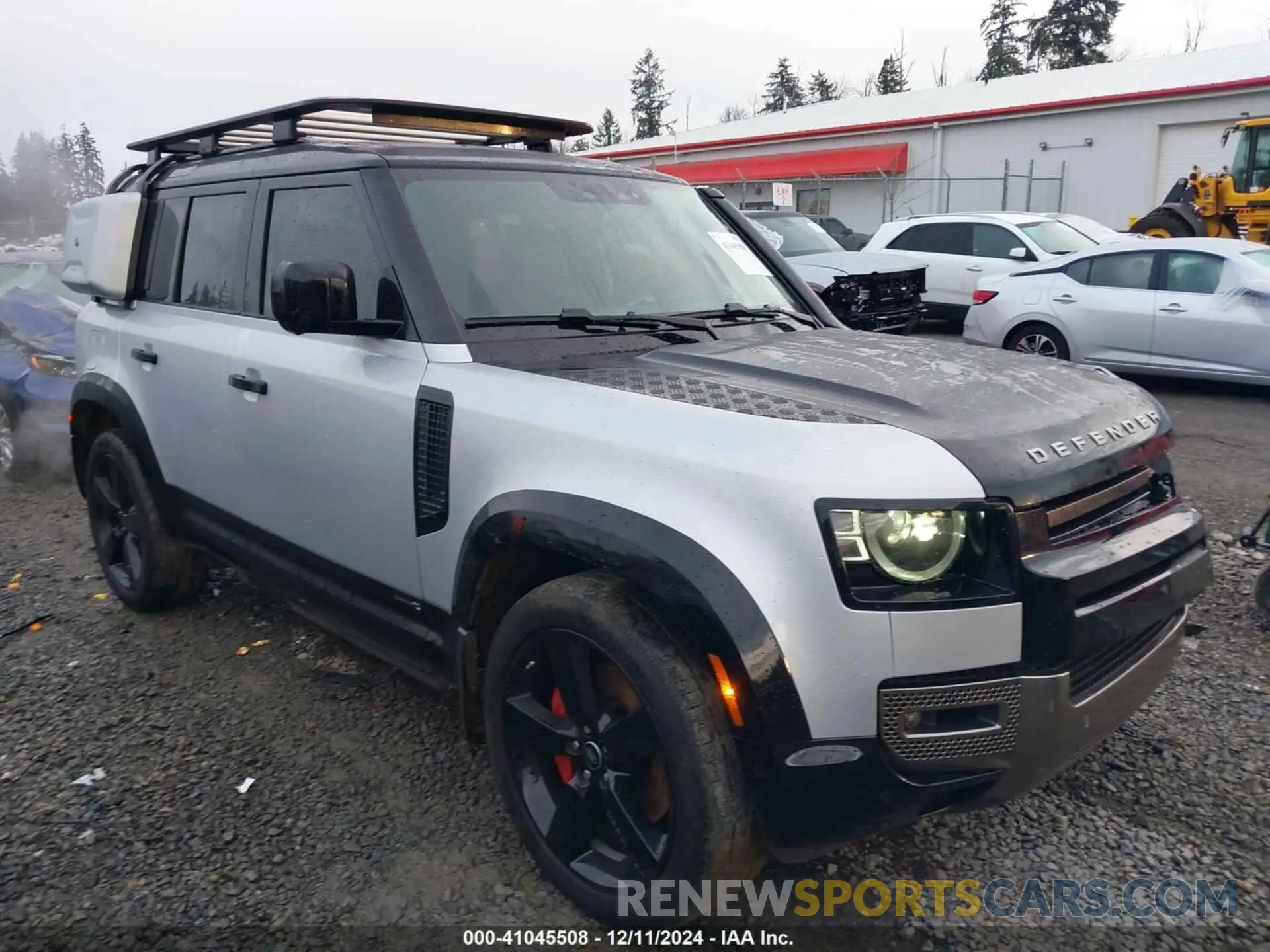 1 fotografías del automóvil dañado SALEXERU6M2038629 LAND ROVER DEFENDER 2021
