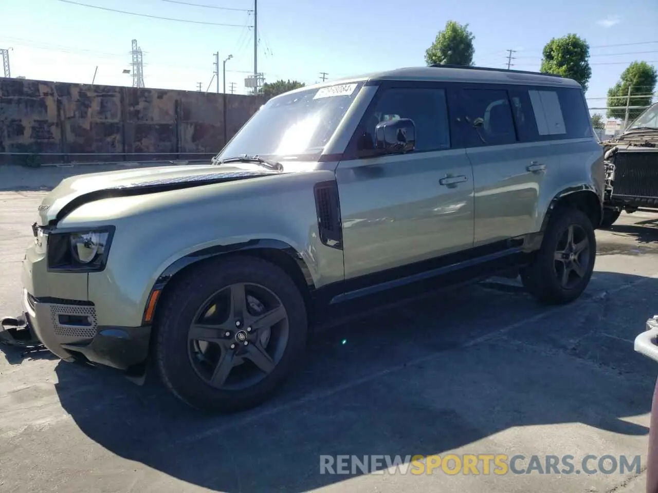 1 fotografías del automóvil dañado SALE27RU5N2073836 LAND ROVER DEFENDER 2022