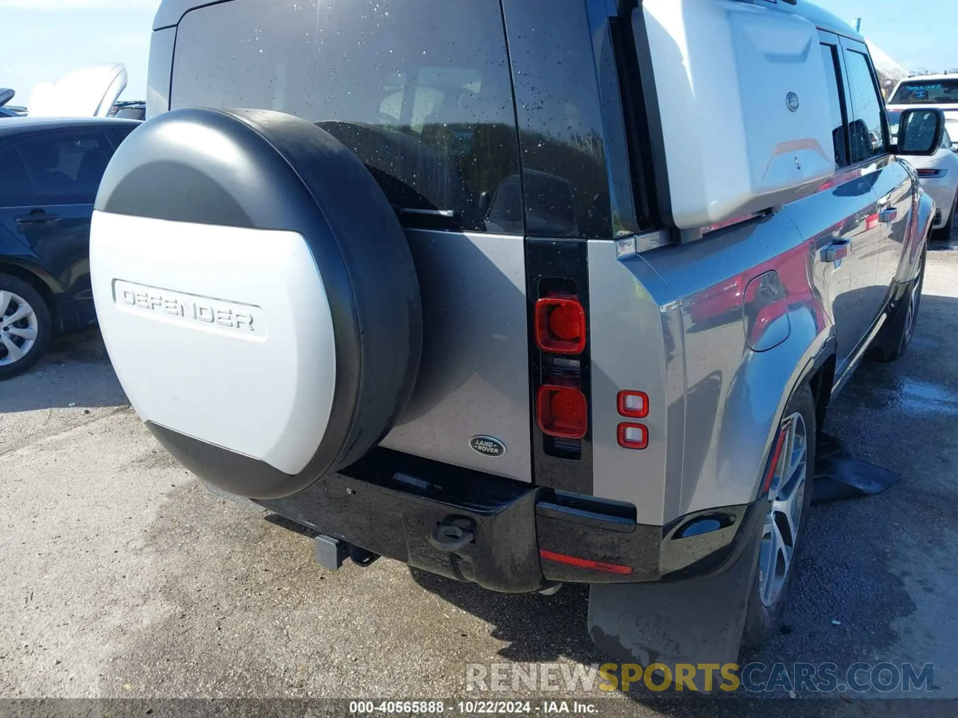 4 fotografías del automóvil dañado SALE37RU1N2067772 LAND ROVER DEFENDER 2022