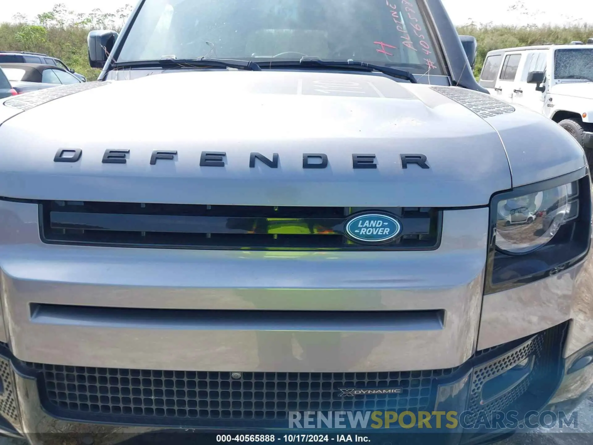 6 fotografías del automóvil dañado SALE37RU1N2067772 LAND ROVER DEFENDER 2022