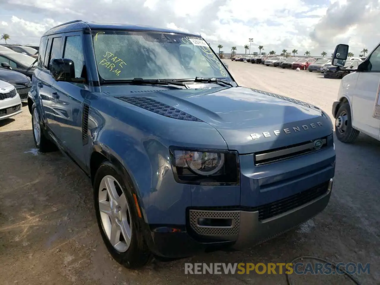 1 fotografías del automóvil dañado SALE37RU8N2093642 LAND ROVER DEFENDER 2022