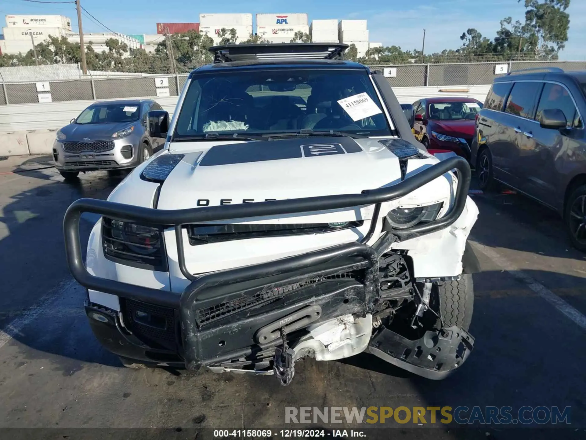 12 fotografías del automóvil dañado SALE3ERU5N2078911 LAND ROVER DEFENDER 2022
