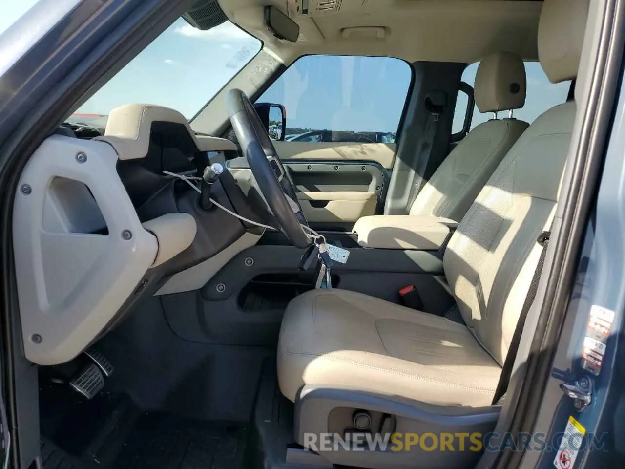 7 fotografías del automóvil dañado SALEP7RU6N2093661 LAND ROVER DEFENDER 2022