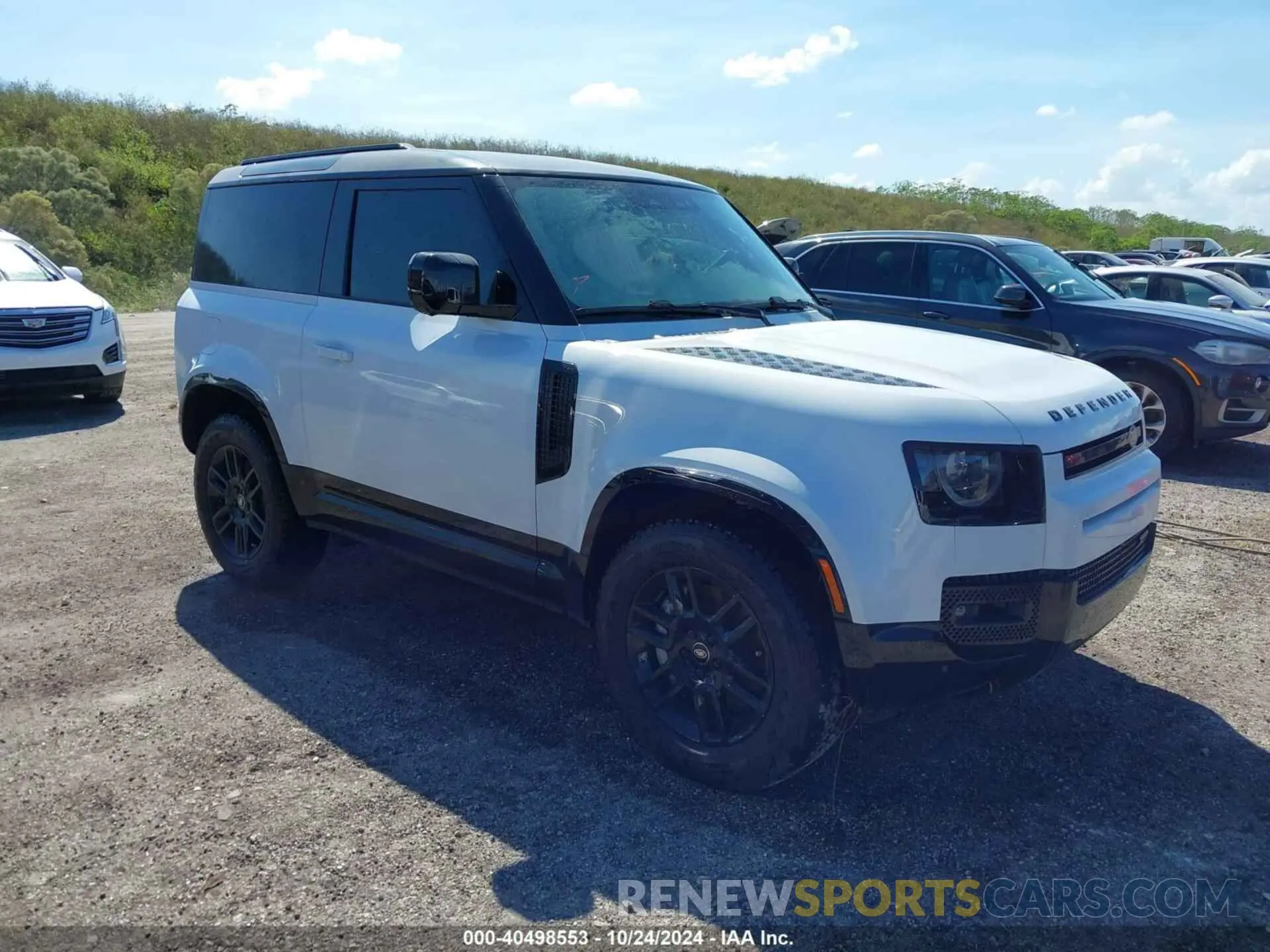 1 fotografías del automóvil dañado SALE26EU2P2208256 LAND ROVER DEFENDER 2023