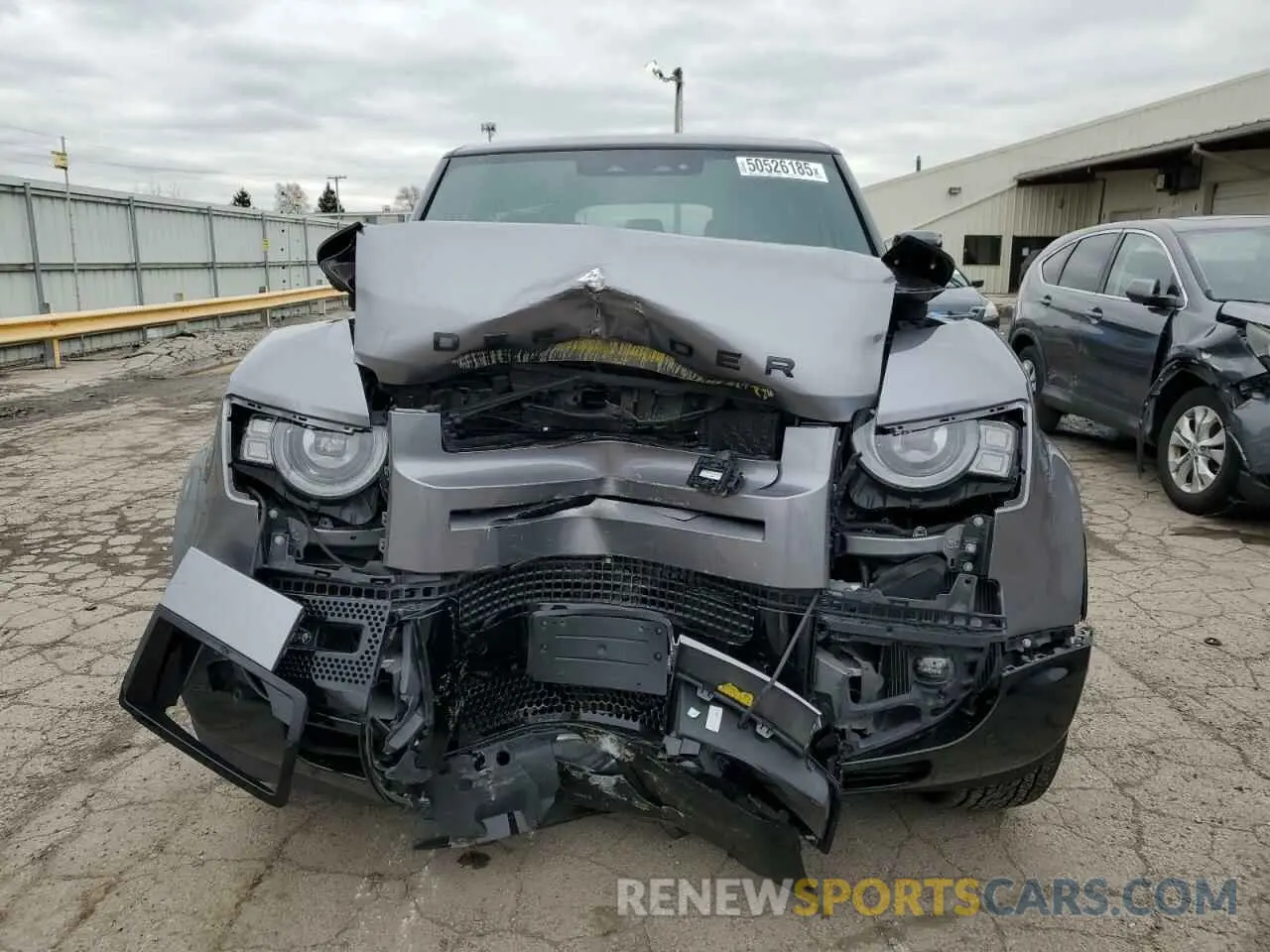 5 fotografías del automóvil dañado SALE2EEU2P2126733 LAND ROVER DEFENDER 2023