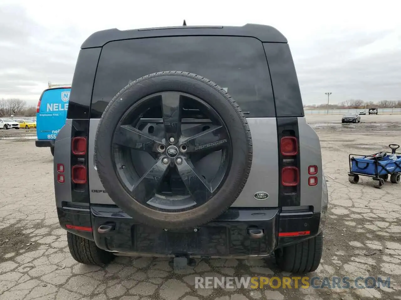 6 fotografías del automóvil dañado SALE2EEU2P2126733 LAND ROVER DEFENDER 2023