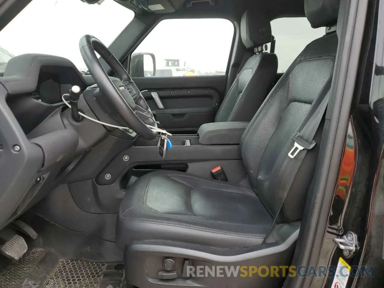 7 fotografías del automóvil dañado SALE2EEU9P2231950 LAND ROVER DEFENDER 2023