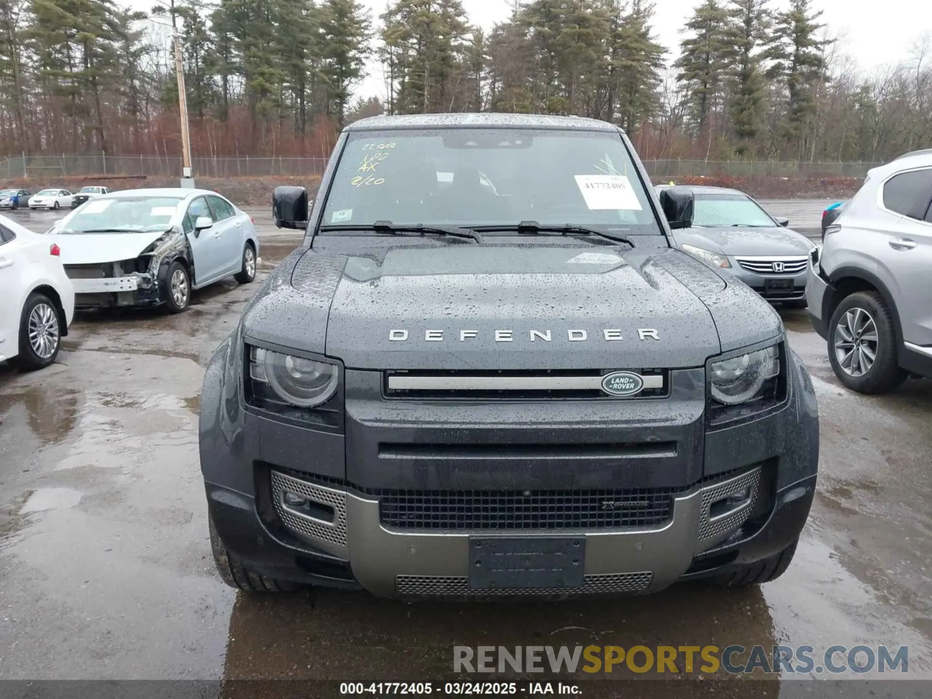 12 fotografías del automóvil dañado SALE2FEU3P2204717 LAND ROVER DEFENDER 2023