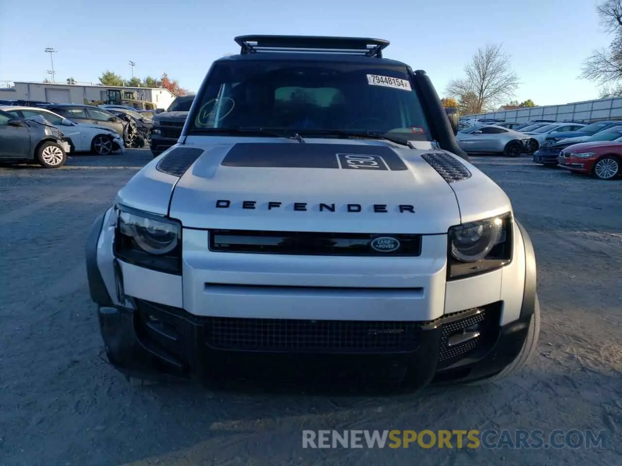 5 fotografías del automóvil dañado SALE2FEUXP2187298 LAND ROVER DEFENDER 2023