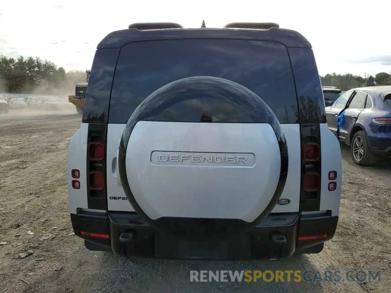 6 fotografías del automóvil dañado SALE2FEUXP2187298 LAND ROVER DEFENDER 2023
