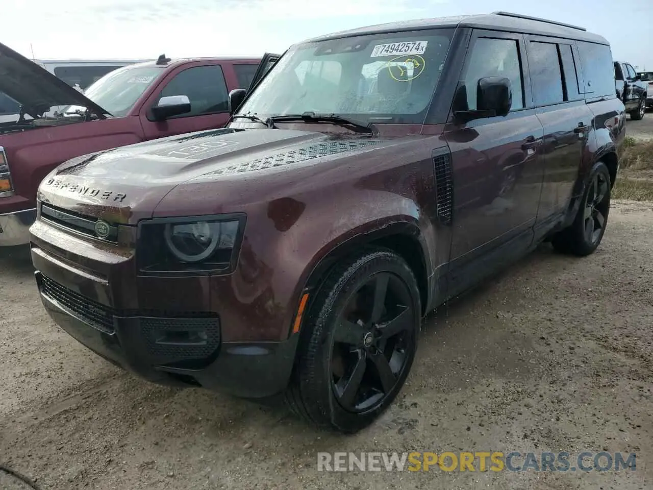 1 fotografías del automóvil dañado SALE2FEUXP2203144 LAND ROVER DEFENDER 2023