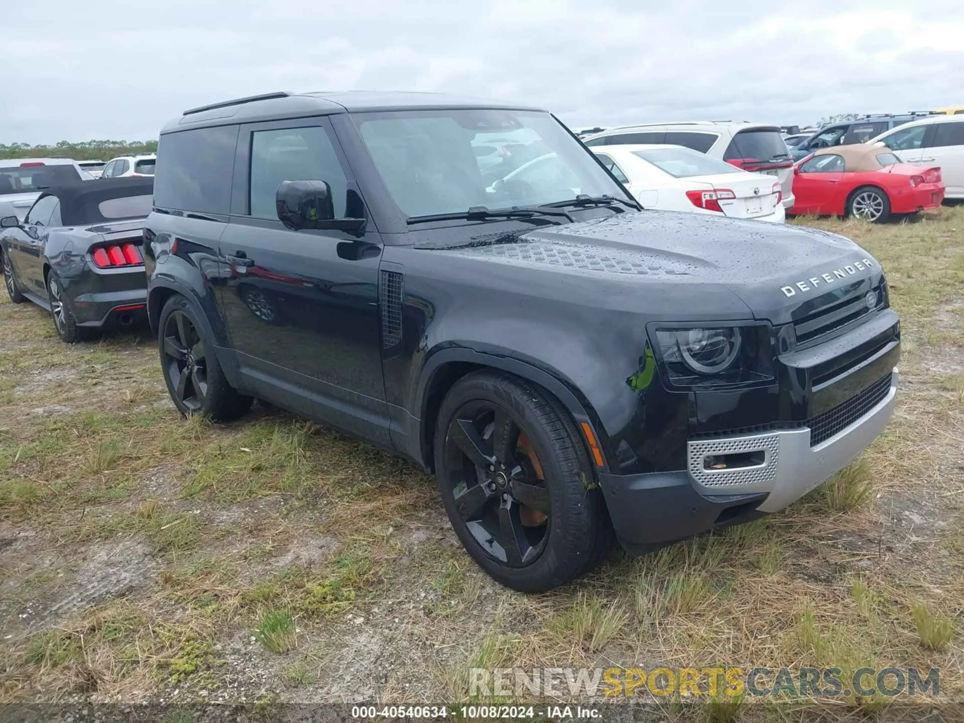 1 fotografías del automóvil dañado SALEJ6EX8P2120793 LAND ROVER DEFENDER 2023
