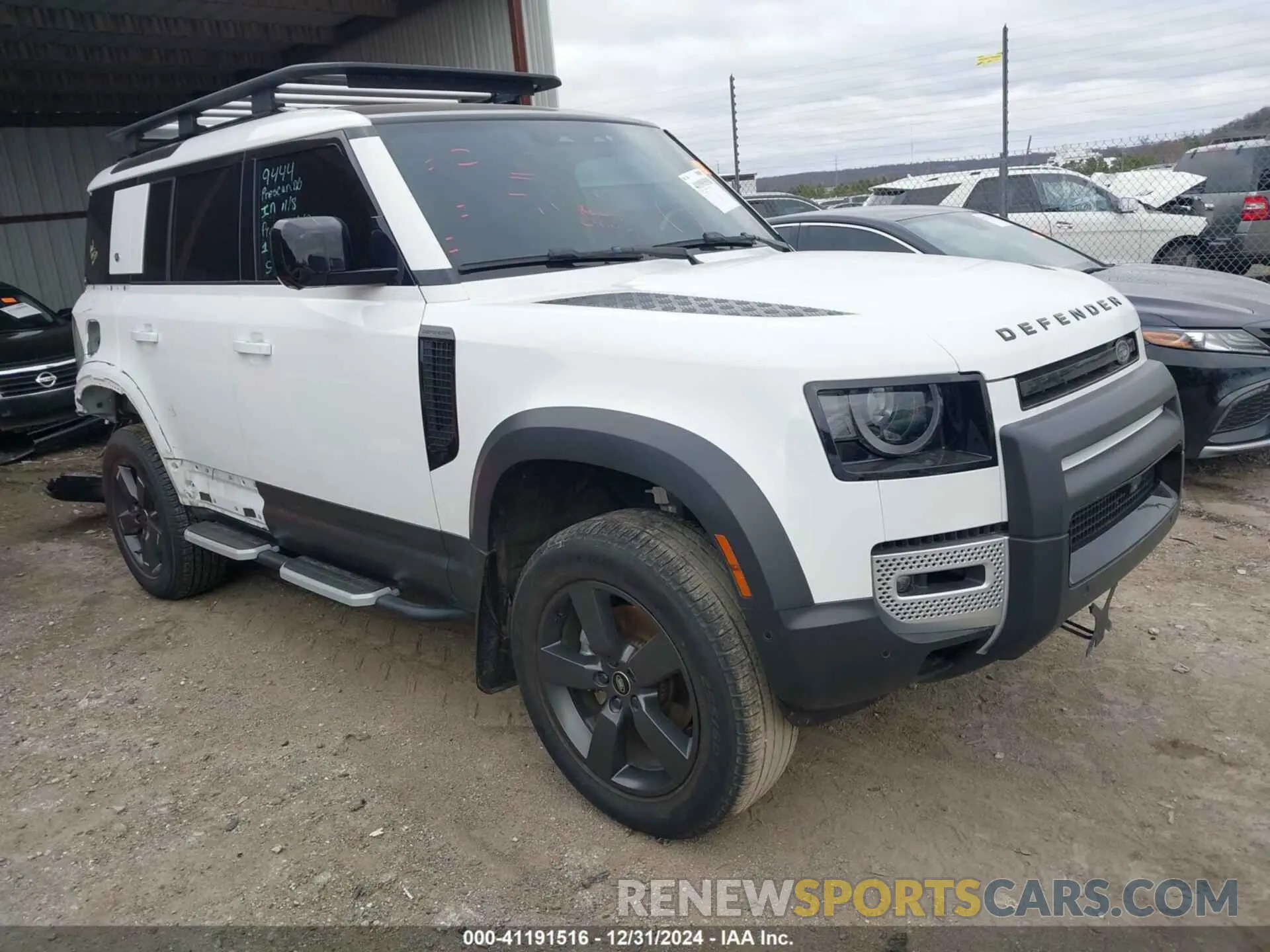 1 fotografías del automóvil dañado SALEJ7EX0P2110720 LAND ROVER DEFENDER 2023
