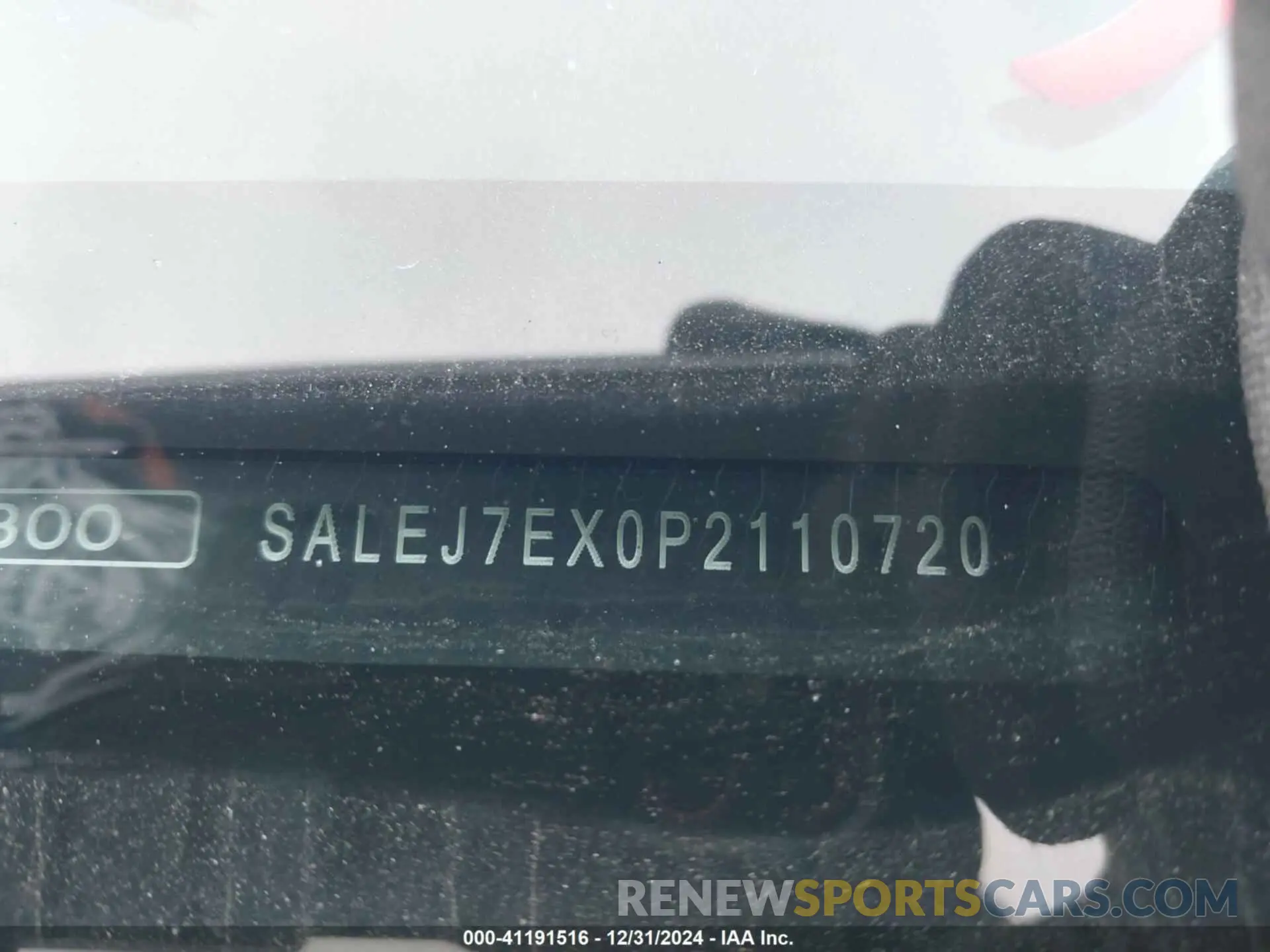 9 fotografías del automóvil dañado SALEJ7EX0P2110720 LAND ROVER DEFENDER 2023