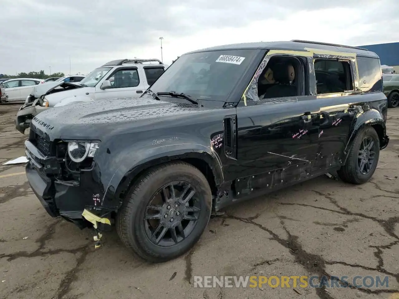 1 fotografías del automóvil dañado SALEJ7EX2P2240661 LAND ROVER DEFENDER 2023