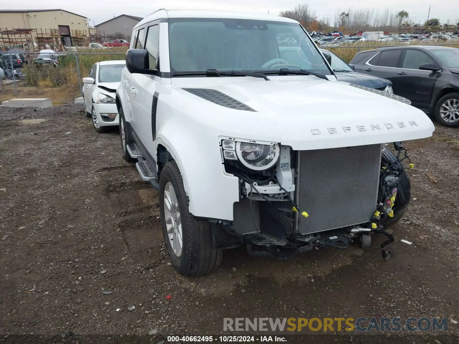 1 fotografías del automóvil dañado SALEJ7EX7P2148736 LAND ROVER DEFENDER 2023