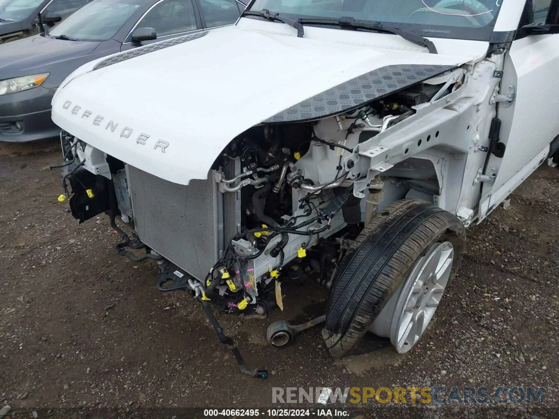 6 fotografías del automóvil dañado SALEJ7EX7P2148736 LAND ROVER DEFENDER 2023