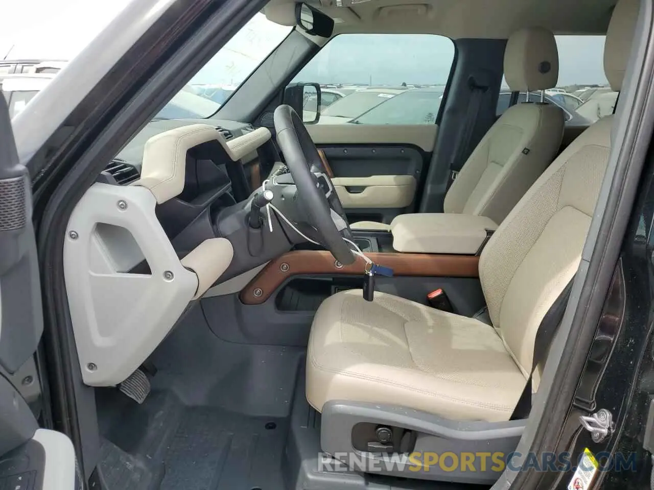 7 fotografías del automóvil dañado SALEJ7EX9P2241869 LAND ROVER DEFENDER 2023