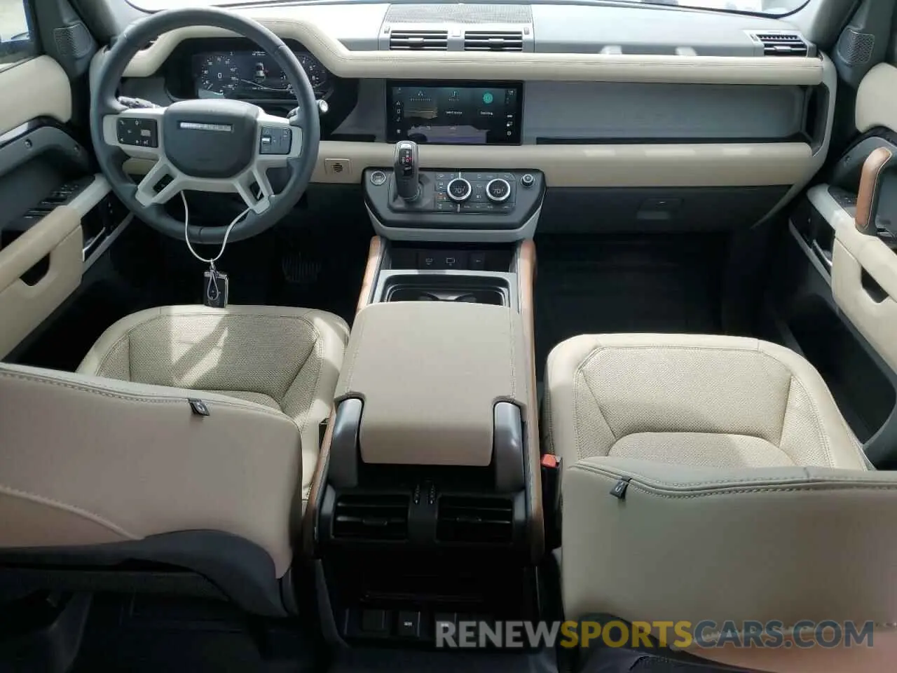 8 fotografías del automóvil dañado SALEJ7EX9P2241869 LAND ROVER DEFENDER 2023
