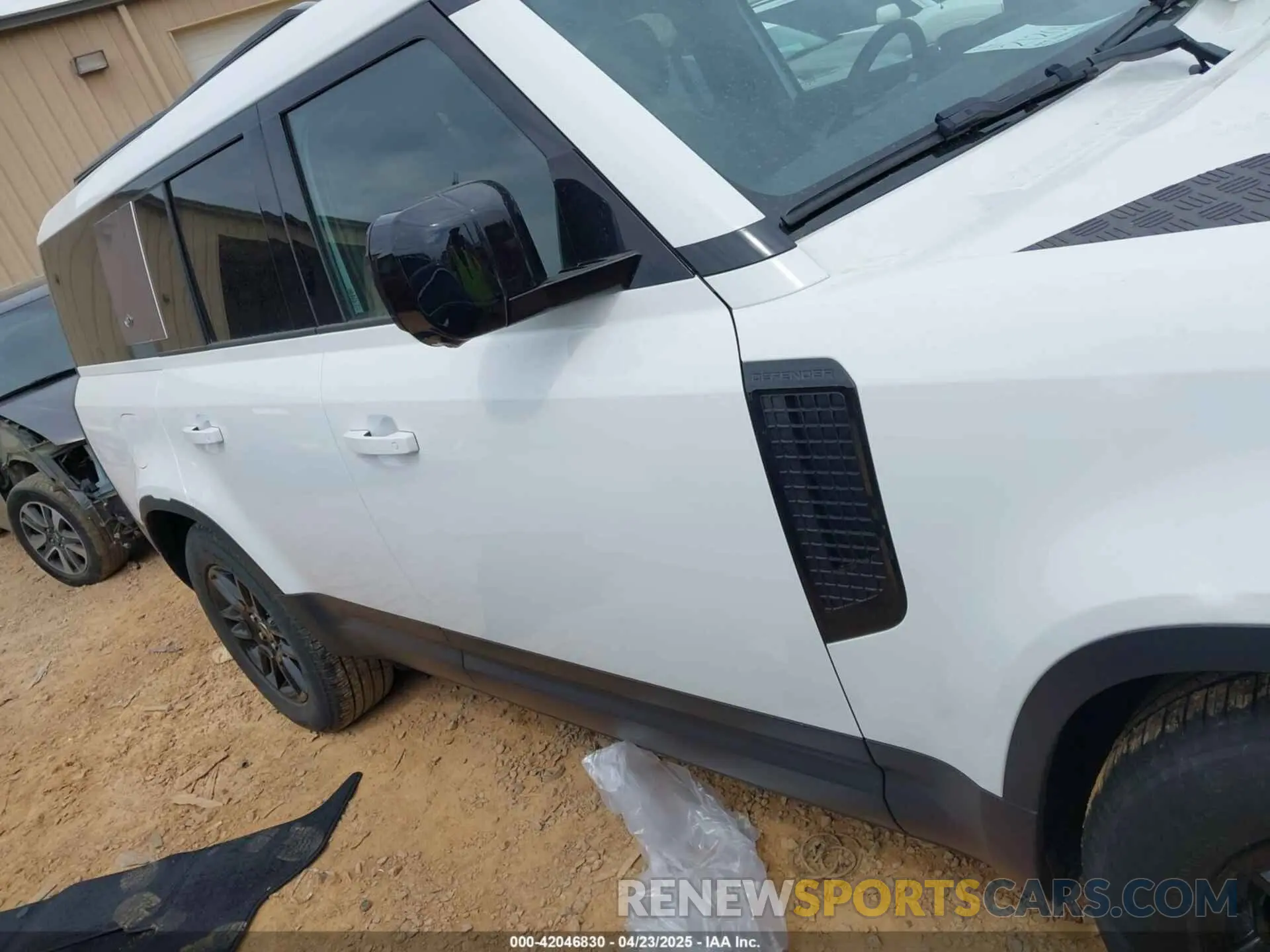 6 fotografías del automóvil dañado SALEJFEUXP2221744 LAND ROVER DEFENDER 2023