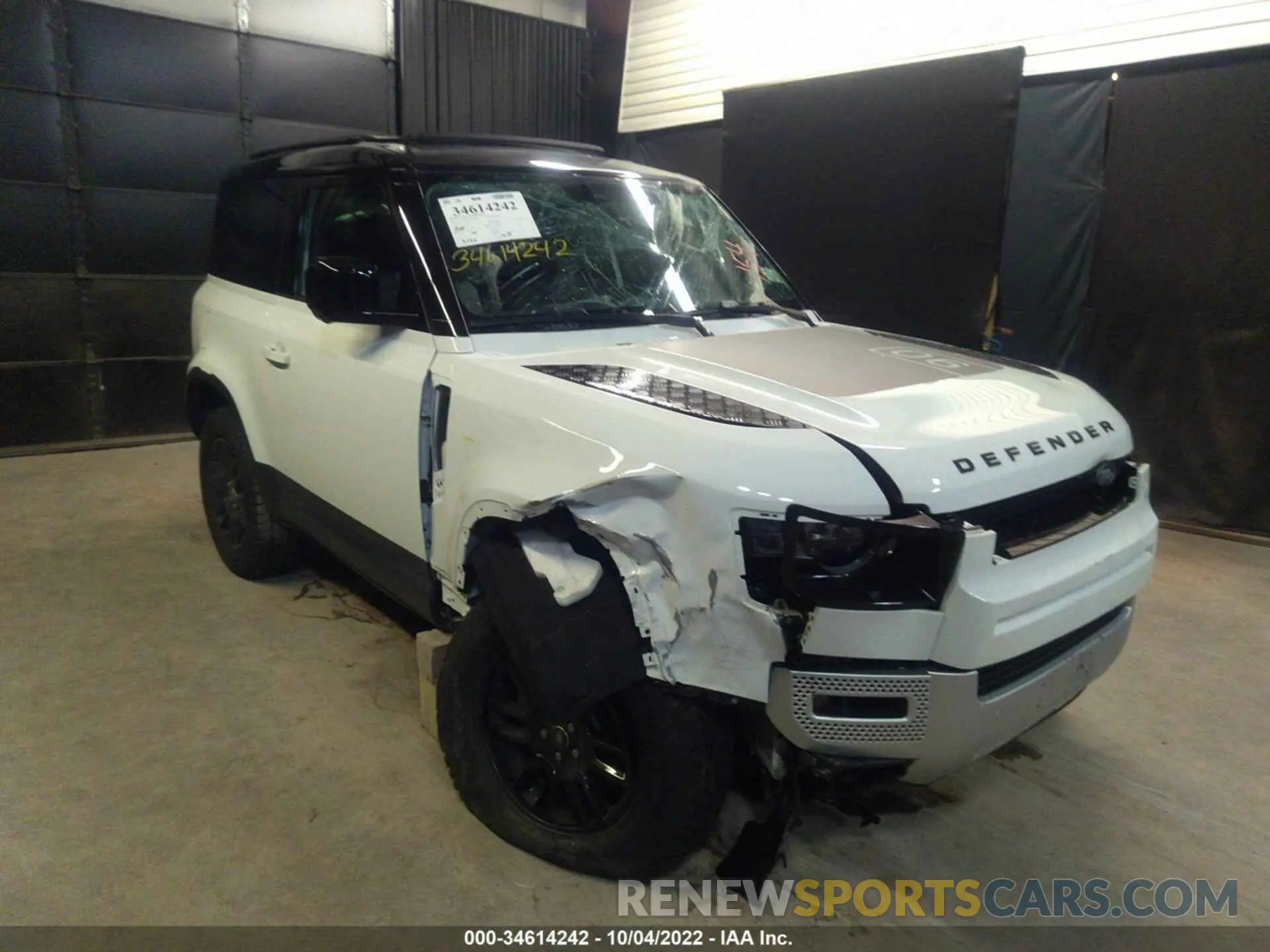 1 fotografías del automóvil dañado SALEP6EU9P2113694 LAND ROVER DEFENDER 2023