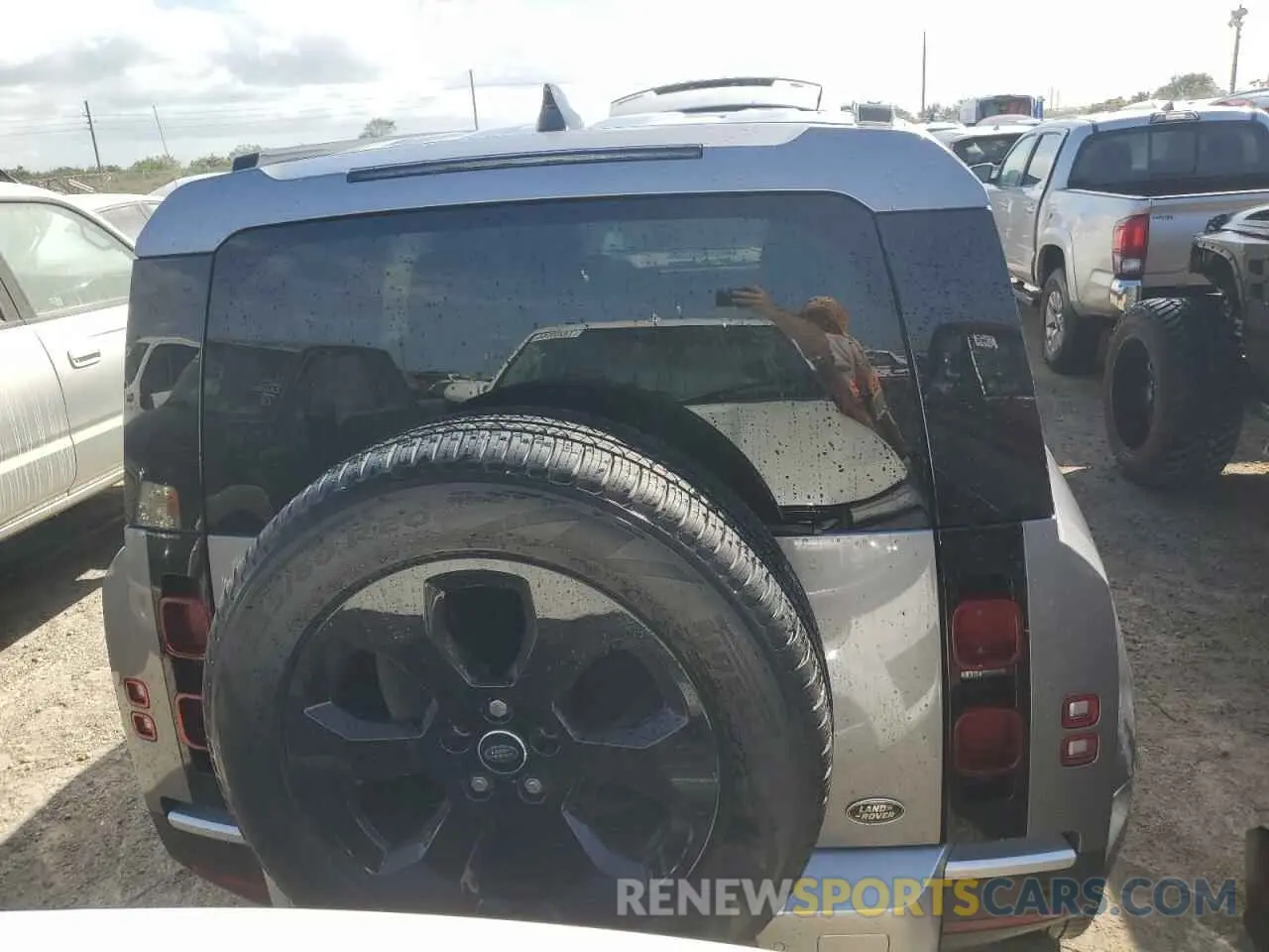 6 fotografías del automóvil dañado SALEP7EU5P2215127 LAND ROVER DEFENDER 2023