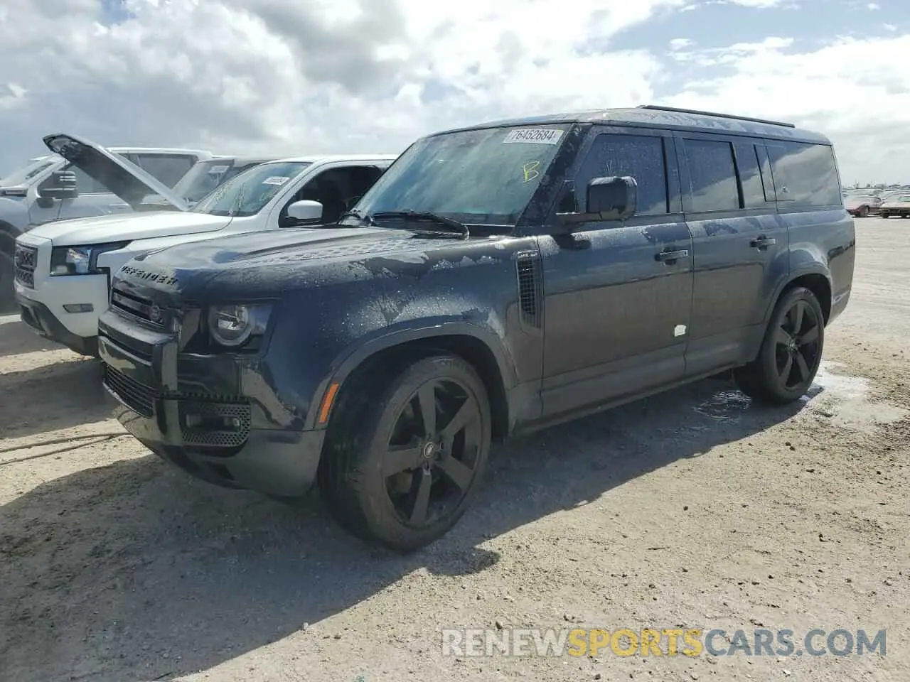 1 fotografías del automóvil dañado SALEPFEU1P2234459 LAND ROVER DEFENDER 2023