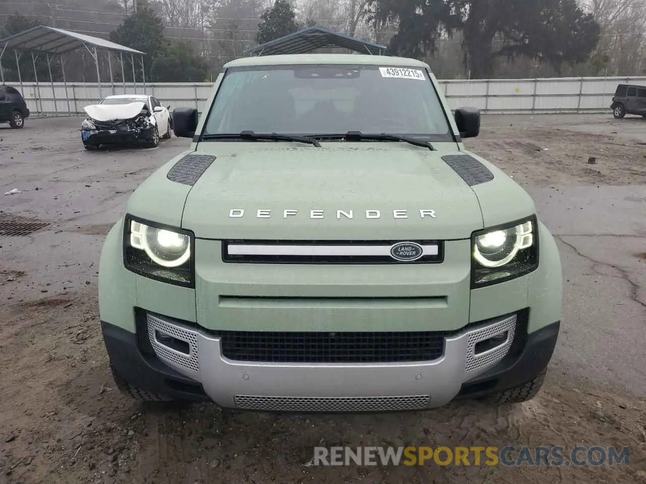 5 fotografías del automóvil dañado SALEW7EU9P2172544 LAND ROVER DEFENDER 2023